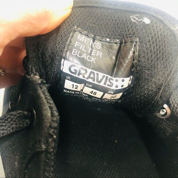 Gravis Black Filter Men’s Canvas Skater Sneaker - Picture 7 of 8